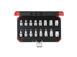 Jogo chave Vidro 1/2 Txe10 GEDORE VERMELHO R68003016 24T30 70 16Pcs (3300009)