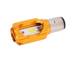 Luz De Farol De Moto Led H6 2 Pinos Chip Cob Módulo Lâmpada 12w Alto/baixo Feixe