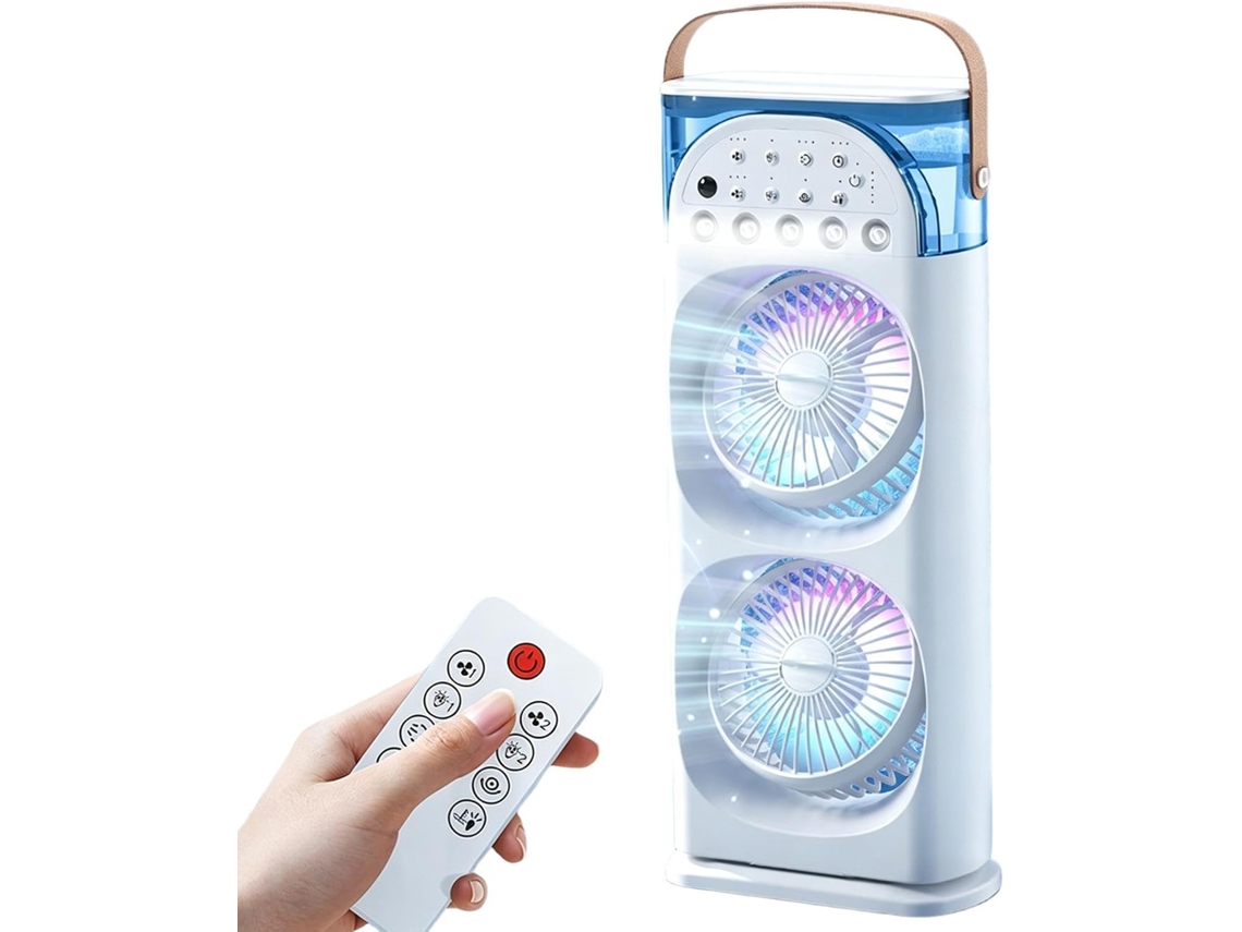 Ventilador De Mesa Usb Com Função Aromatização E Luz Suplementar.