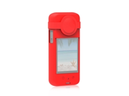 Cubierta Protectora De Silicona Con Tapa De Lente Antichoque Para Cámara Insta360 X3 Accesorios