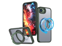 Capa Para Iphone 16e Compatível Com Magsafe Tpu Capa De Acrílico Com Suporte