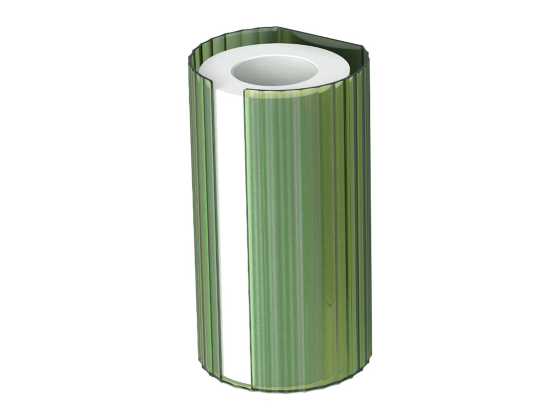 Dispensador de papel toalha de parede transparente verde à prova d'água para cozinha e banheiro com S/MARCA