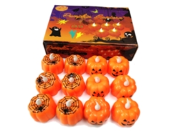 12pcs Velas LED de Abóbora sem Chama com S/MARCA
