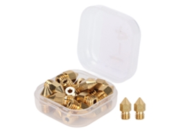 Kit De Bicos Mk8 1,75mm M6 Para Impressora 3d, 20 Peças Com Caixa De Armazenamento