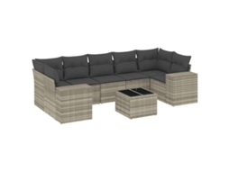 Garden Sofa Set, Garden Sofa Sets Vidaxl Cinzeto Rattan / Vime (n/a)
