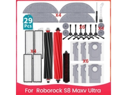 Kit De Acessórios Para Aspirador Robô S8 Maxv Ultra: Escova Lateral Principal, Filtro Hepa, Pano De Limpeza E Aspirador De Pó._ozo