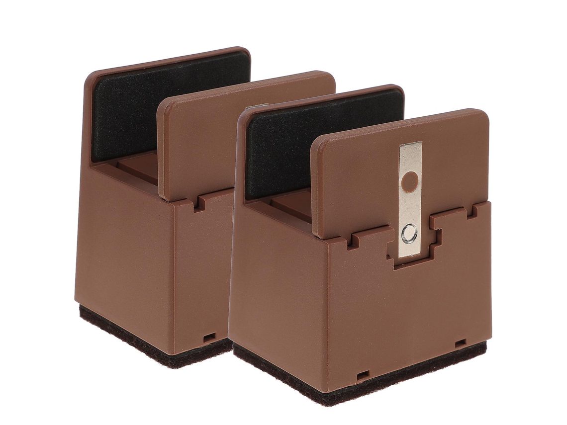 2 Peças Elevadores De Cama Elevadores De Móveis Ajustáveis ​​elevadores De Mesa Elevadores De Perna De Mesa Slowmoose