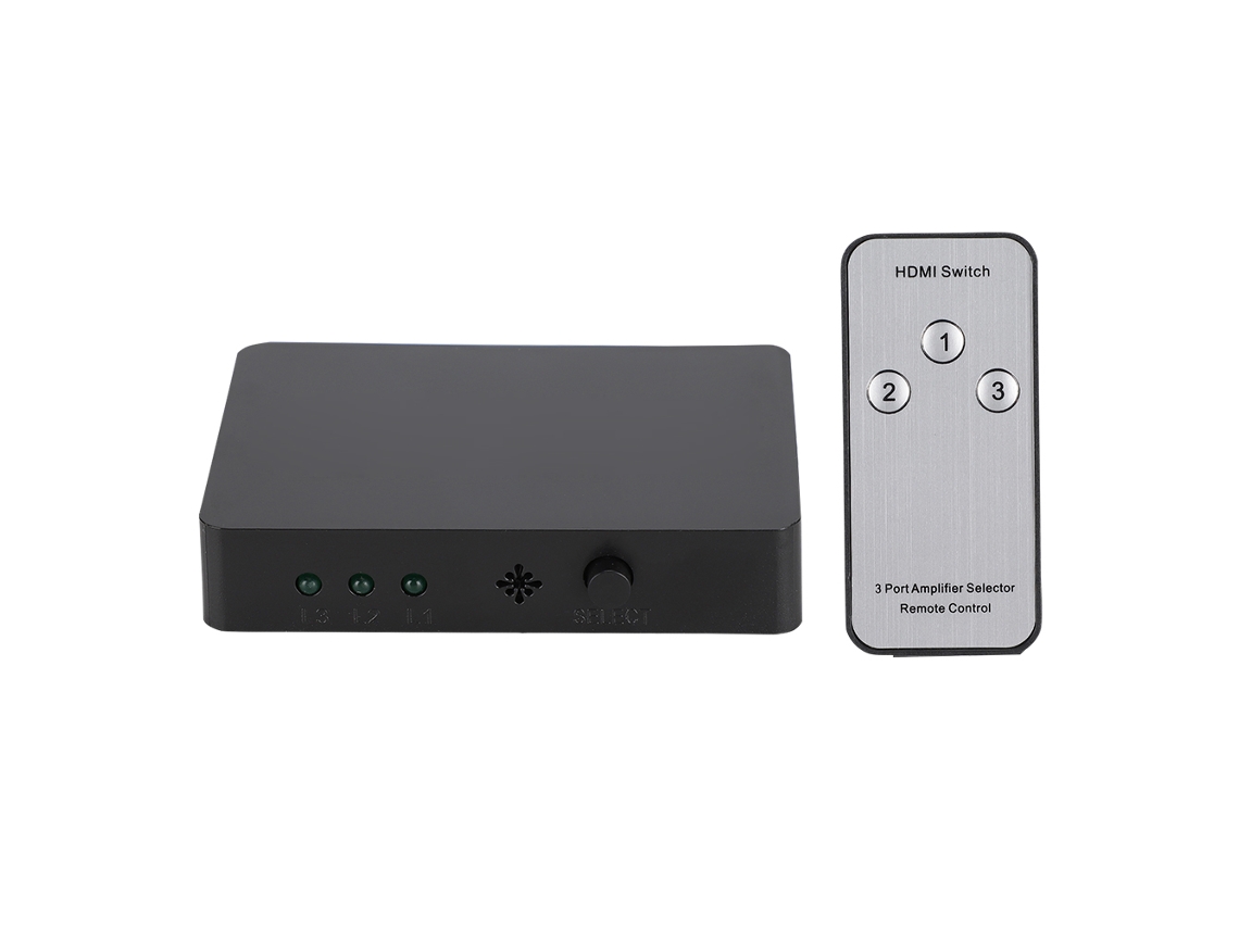Mali switch Hdmi 3 em 1 Hub Port Splitter Box 1080p Hdtv Projetor 3d Hdmi 1.4a Controle Remoto