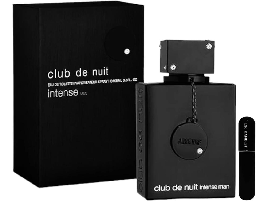 Perfume Club De Nuit Intense Masculino 105ml (Original) Brinde Atomizador 5ml DRIKANBEST Recarregável