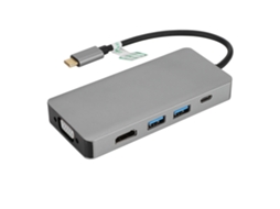 Estação De Docking (display Dual Hdmi, Expansão Usb) Estação De Docking Type-c 5-em-1