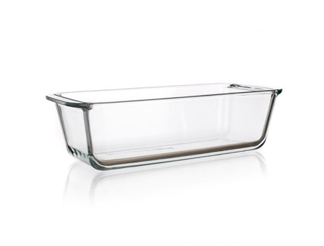 Forma de Vidro Resistente ao Calor para Banquete Pão E Patê 28,5x12 Cm