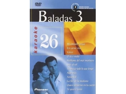 DVD Karaoke 26 Baladas 3 (Edição em Espanhol)