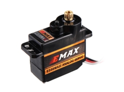 Servo Analógico Reverso Pwm Micro com Engrenagem Metálica Emax Es08ma Ii de 12g para Modelos Rc MDUG