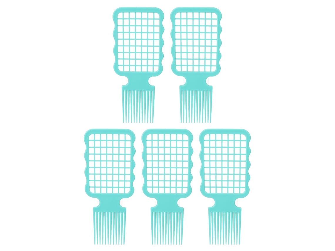 2026 5 Peines de Giro Ergonômicos para Penteado de Cabelo Cacheado, Dreadlocks e Permanente, Ferramentas de Estilo para Homens