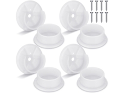 Suportes E Ponteiras Para Varão De Guarda-roupa, Ideais Para Organização E Acessórios Domésticos. Compre Suportes Para