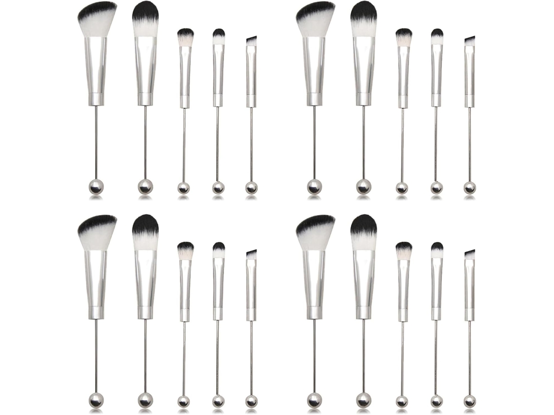 Kit SFUSHOS de 4 pincéis de silicone com contas
