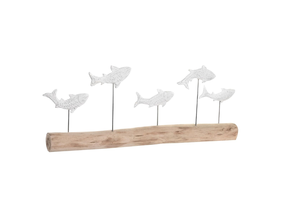 Figura Decorativa DKD HOME DECOR Castanho  Madeira de mangueira Espirais (77 x 8 x 31 cm)