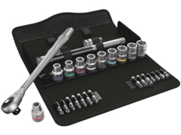 Conjunto De Catraca De Metal 1/2" Passante, Imperial 8100 Sc 10 Zyklop WERA 05004080001
