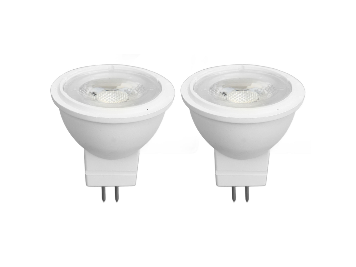 2026 2 Peças Lâmpada Mr11 Gu4 3w 110v Alto Brilho Dissipação Rápida de Calor para Luzes de Paisagem Dormitório Cozinha