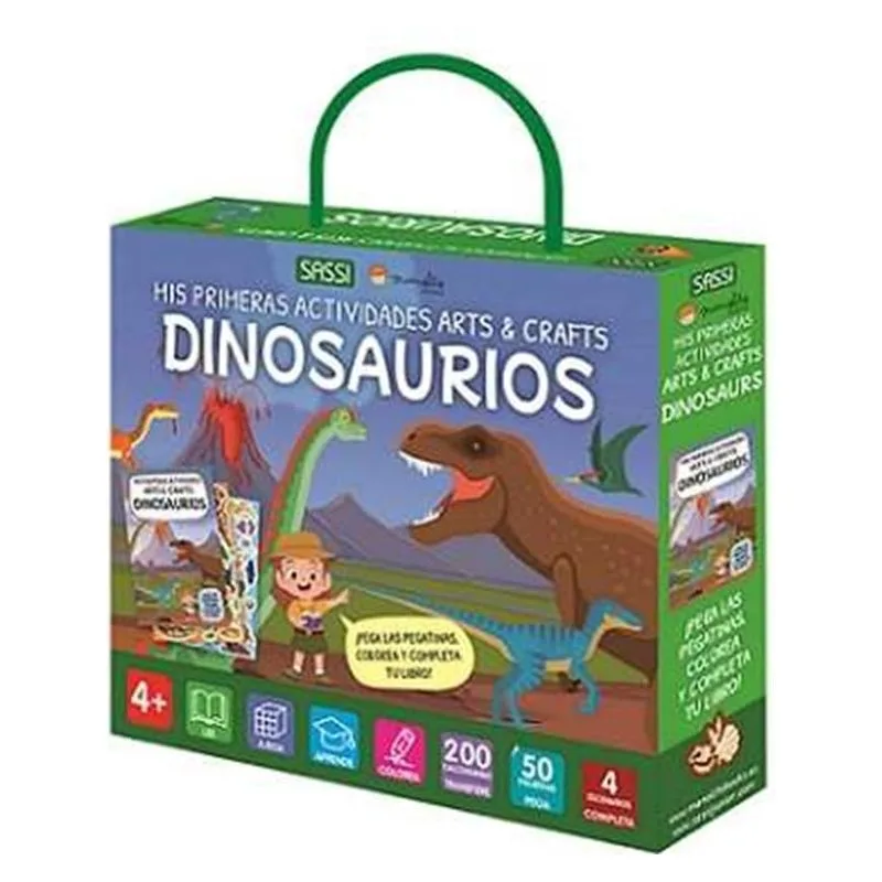 Maletín Primeras Actividades Arts Crafts Dinosaurios 14138 Manolito Manolito Books