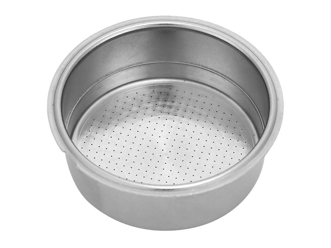Cesto Duplo Para Filtro De Café Em Aço Inoxidável Com Trava Máquina Dupla. Para Máquina De Café Com Design Reutilizável E Fácil Limpeza