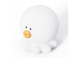 Luz Noturna Led para Crianças Cute Silicone Luz Suave Brilho Ajustável Proteção Ocular