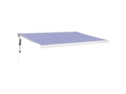 Toldo retrátil VIDAXL Multicolor Tecido (4x3 m)