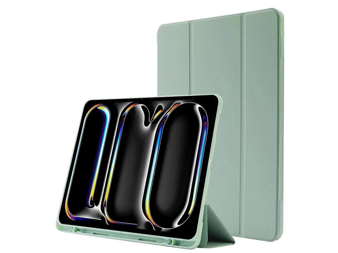 Capa de couro tripla Webake Skin Feel para tablet com compartimento para caneta