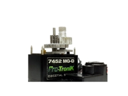 Conjunto de 6 Servos Digitais Ptk 7452 Mg d de 9g com Engrenagens Metálicas para Aeromodelos Asa Fixa e Helicópteros RC em Epp. MDUG