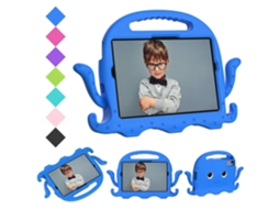 Capa híbrida de EVA à prova de choque estilo polvo da Webake com alça para tablet