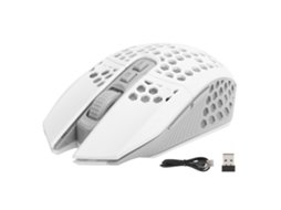Rato Sem Fio LAXISCREED (carregamento Silencioso, Design Oco, Iluminação Rgb)