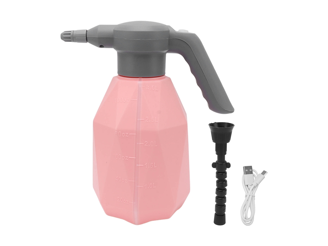 Spray Automático De Plantas 3l Rosa Com Bico Rotativo 360°