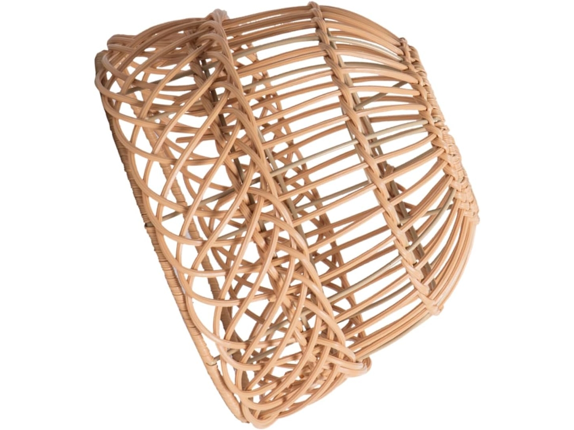 Luminária Suspensa de Estilo Rústico em Imitação de Rattan Trançado para Cozinha Ou Sala de Estar. SFUSHOS