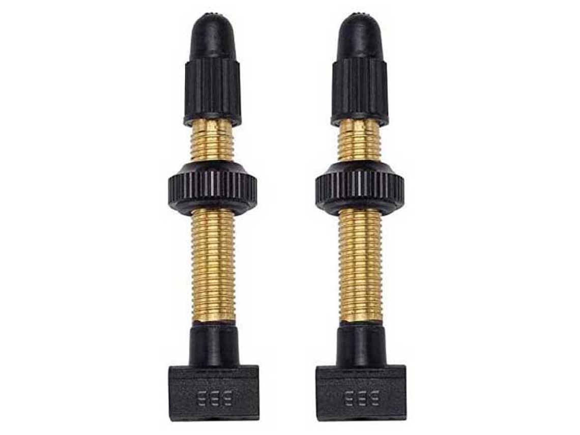 Remo Unisex BBB Válvula tubeless vable core 80 mm 2 unidades (Preto - Tamanho Único)