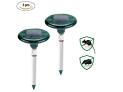 2 repelentes solares para cobras e momentos. Repele toupeiras, ratos, esquilos e camundongos. Av. Aa29996