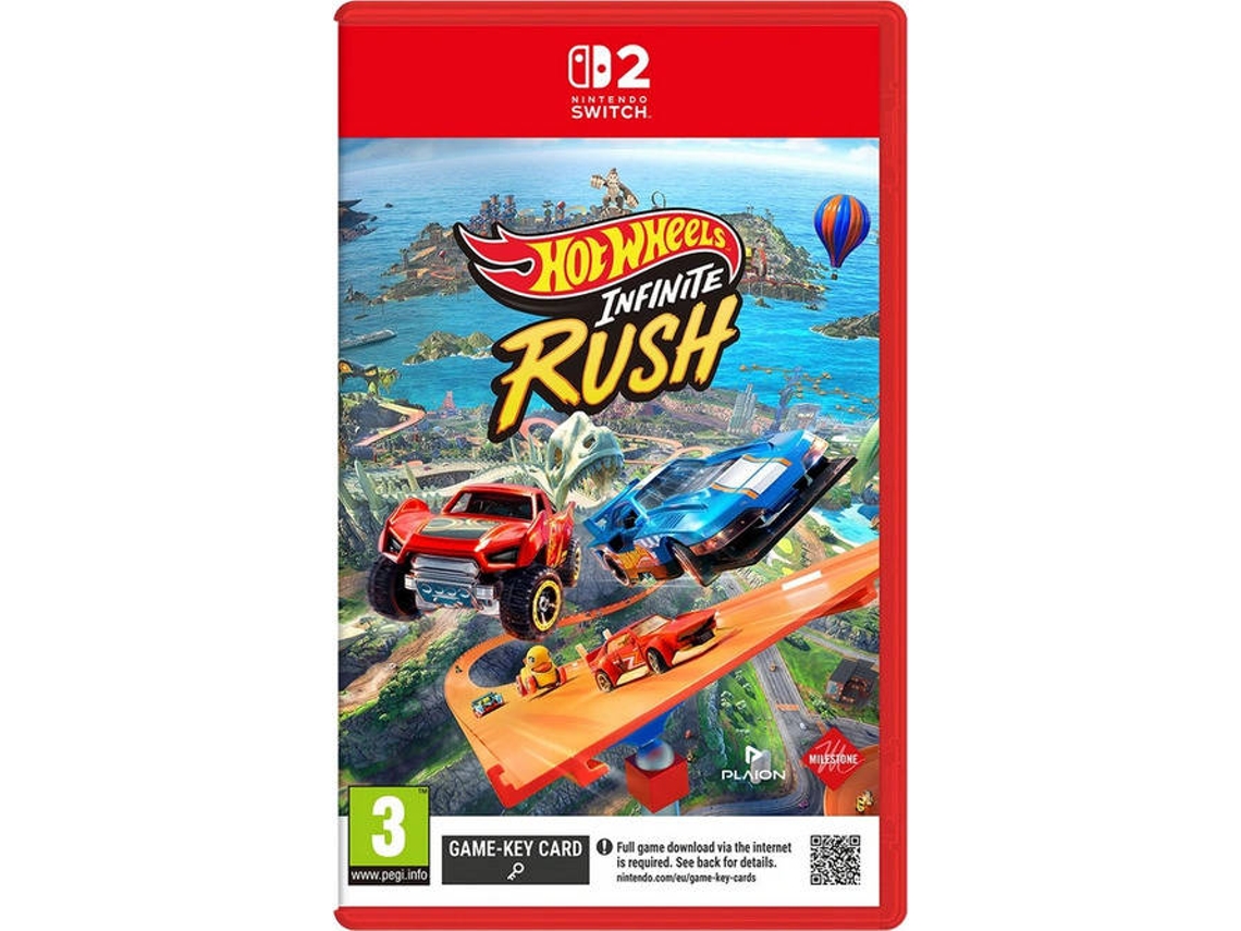 Pré-venda Jogo Nintendo Switch 2 Hot Wheels - Infinite Rush (Código de Descarga na Caixa)