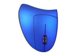 Mouse Vertical Sem Fio Ergonômico 2000dpi 2,4ghz 6 Teclas Azul Escuro