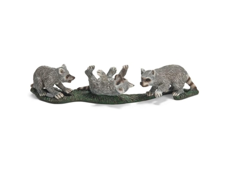 Schleich 14625 Figura/ Miniatura La Vida Silvestre Los Cachorros de Mapache