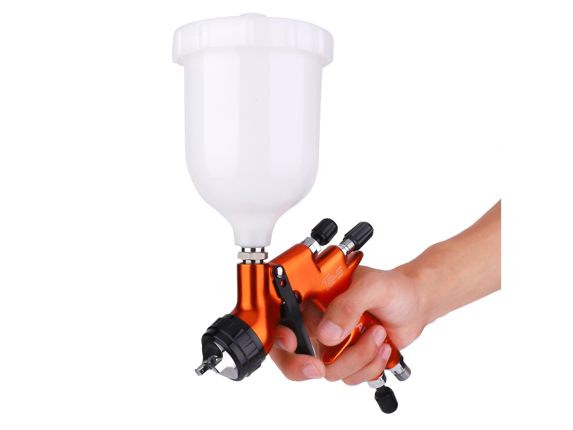 Spray Gun Laxiscreed Com Alta Potência E Alimentação Por Gravidade Para Acabamento Profissional
