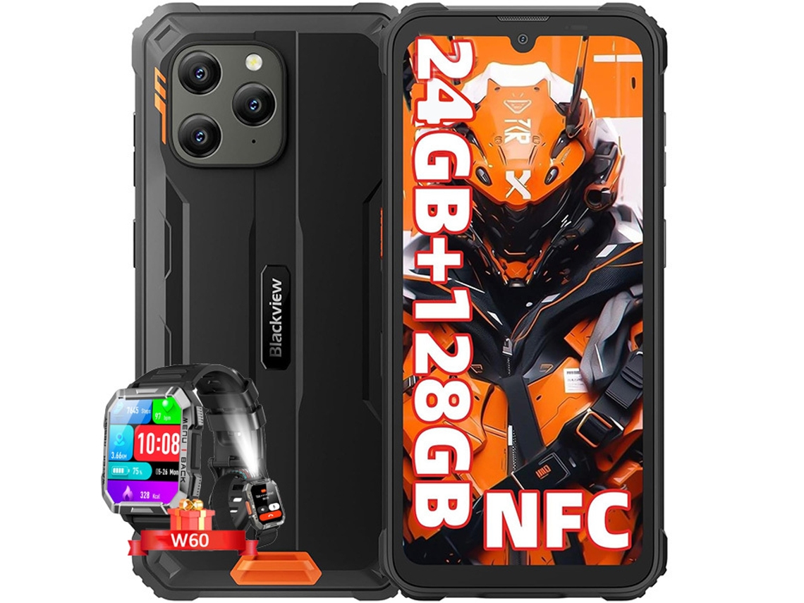 Smartphone BLACKVIEW Bv5300 Plus 6.1'' 24 Gb 128 Gb Nfc/Android Laranja