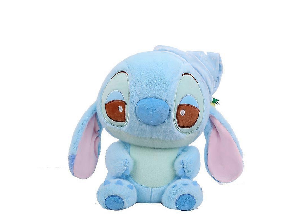 Boneca De Pelúcia Stitch Azul Dormindo 40cm, Presente