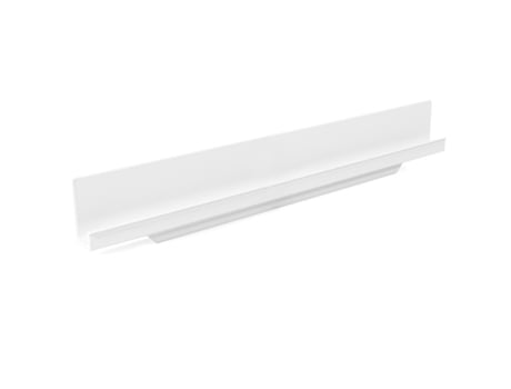 Alça de alumínio para embutir modelo Jey L147-L3000Mm acabamento branco fosco comprimento longo. 797 mm DUVER