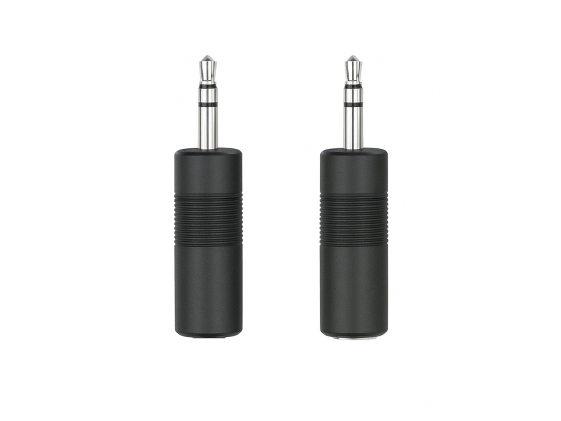 Adaptador Jack 6.3mm F Para Jack 3.5mm M Xin Yue 8024 Preto