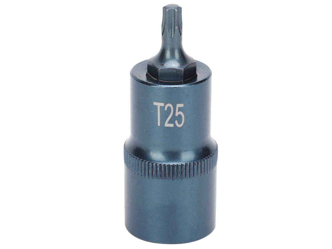 BIT de parafuso estrela soquete quadrado 1/2" em aço liga S2 55mm