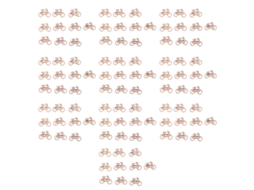 100 Clips De Metal Divertidos Em Forma De Bicicleta, Para Escritório, Casa E Escola.