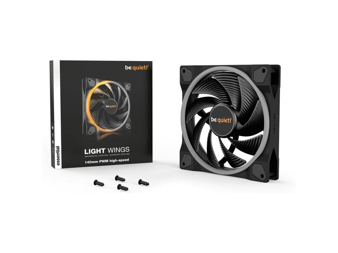 Fan Be Calm! 140mm Pwm High Speed Light Wings Bequiet (bl075)