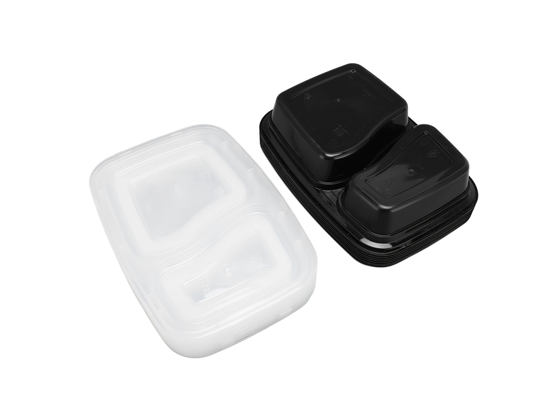 10 Piezas de Recipientes para Comida Plásticos Reutilizables o Desechables, Conjunto de Loncheras para Escuela, Oficina Y Viajes