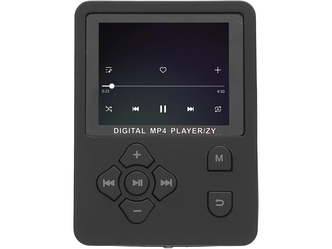 Reprodutor de MP3/MP4, Bluetooth, FM, Gravador, Infantil, com Rádio de Voz, Livro, Áudio (preto)