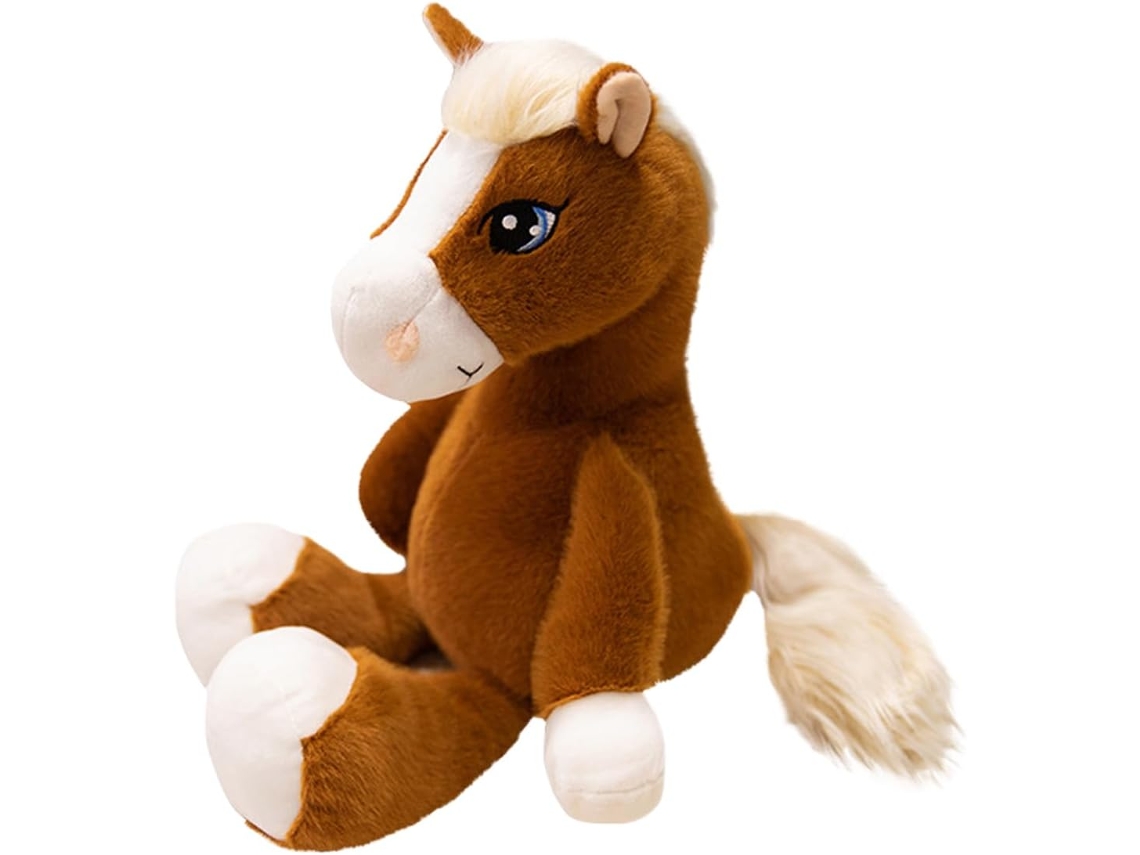 Cavalo De Pelúcia Macio, Fofo E Realista.