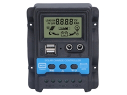 Controlador de Carga Solar Pwm 20a 520w 24v com Usb e Proteções